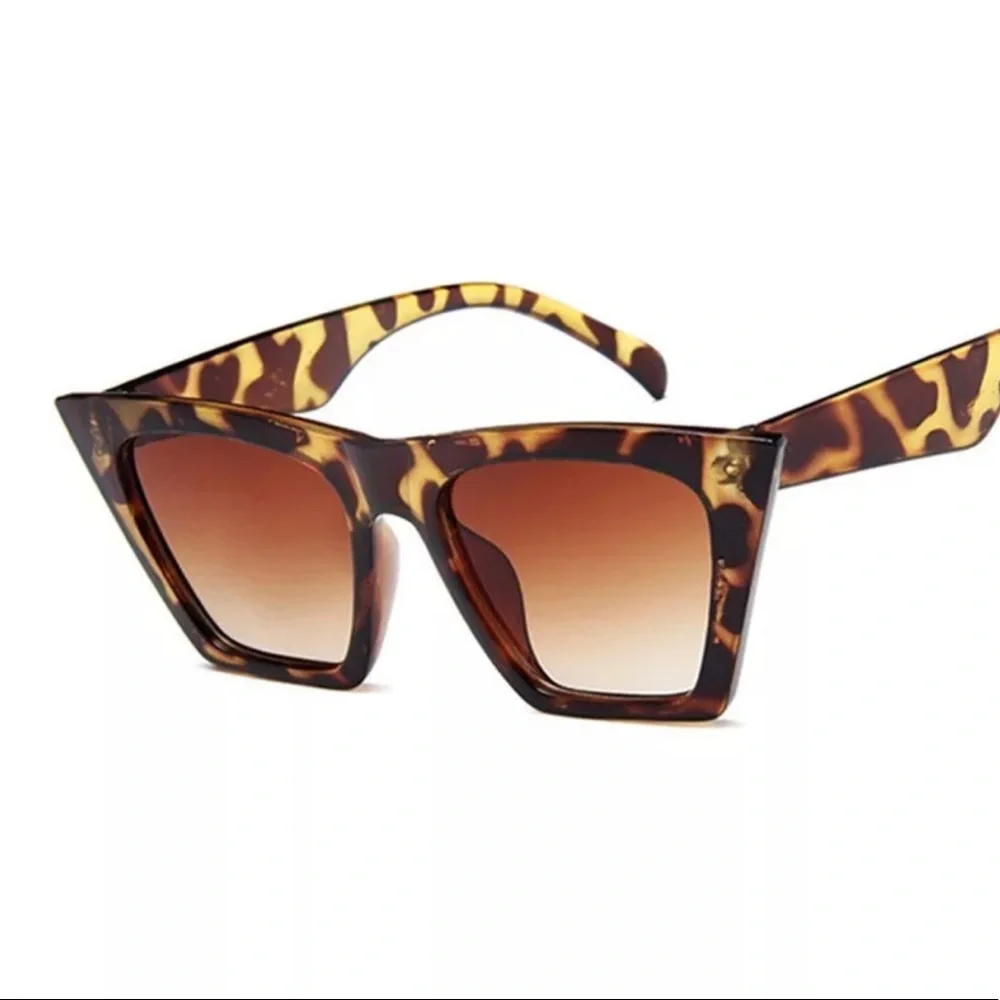 Fashion StyleCeline Edge Style Leopard w Brown Lens sunglasses